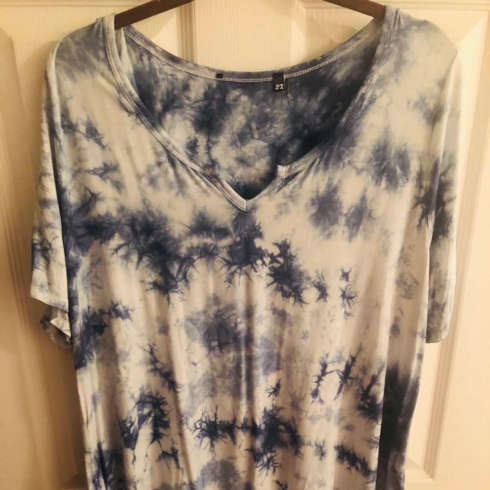 Denim Tye Dye top